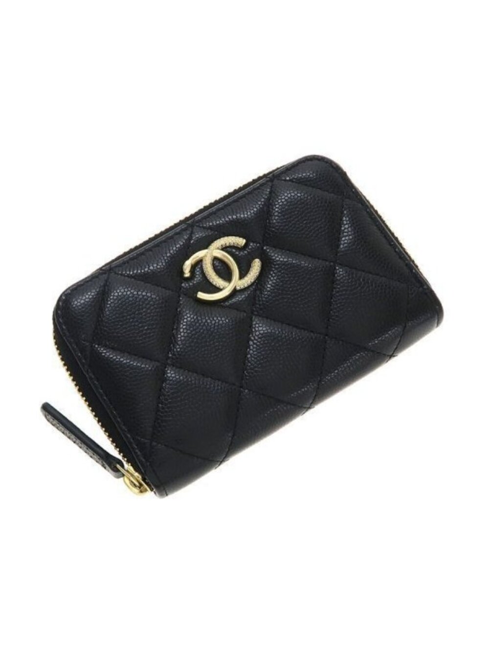 Chanel Caviar Quilted Coin Case